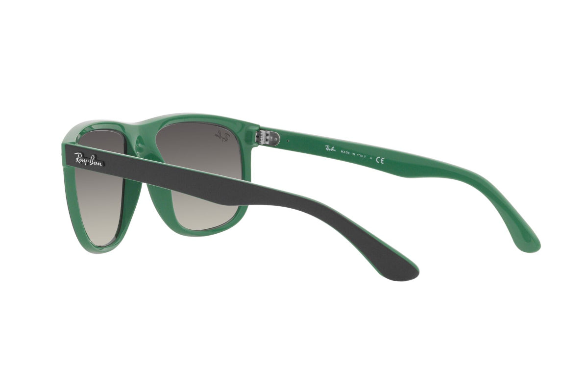 Lentes de Sol Boyfriend Matte Black On Green Ray-Ban