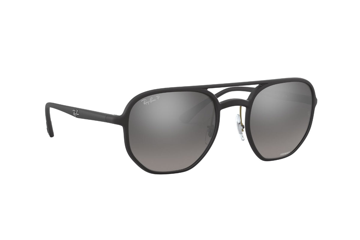 Lentes de Sol Hexagonal Chromance Negro Ray-Ban