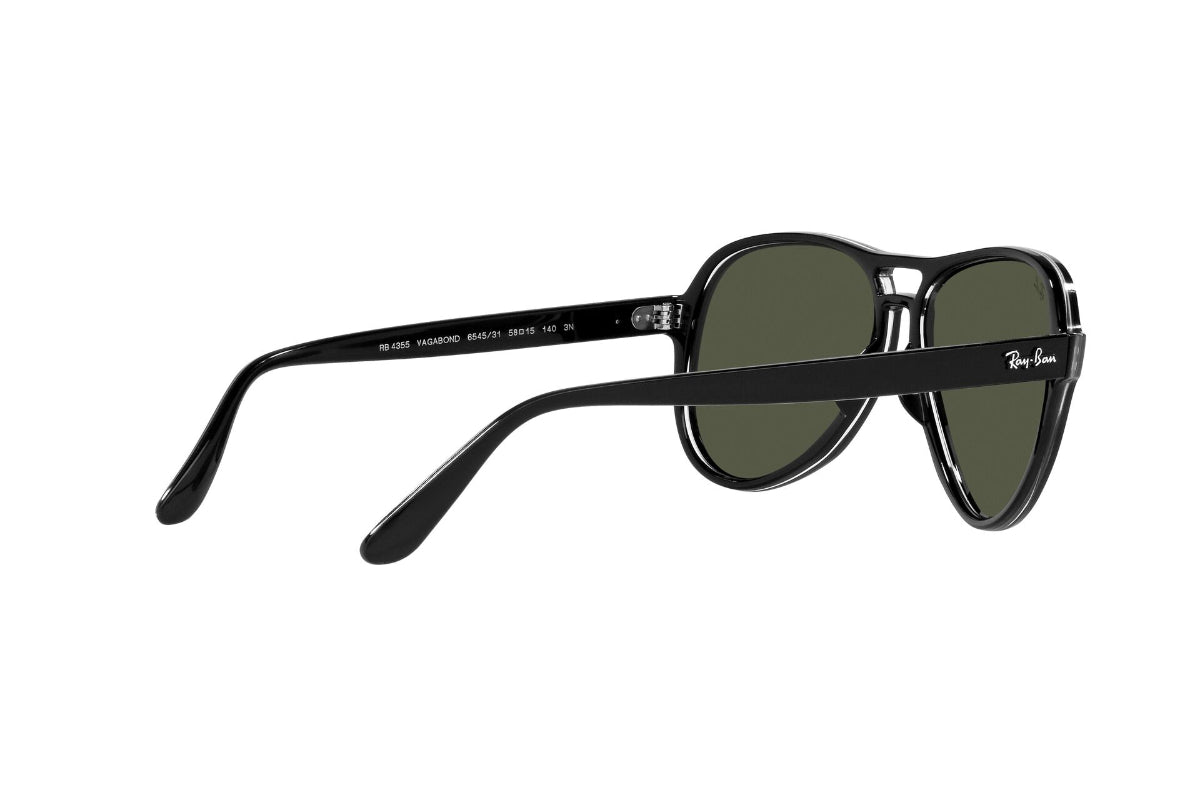 Lentes de Sol Vagabond Black Trasparent Black Ray Ban