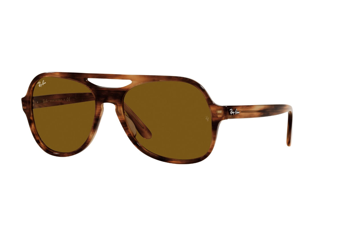 Lentes de Sol Powderhorn Striped Havana Ray Ban