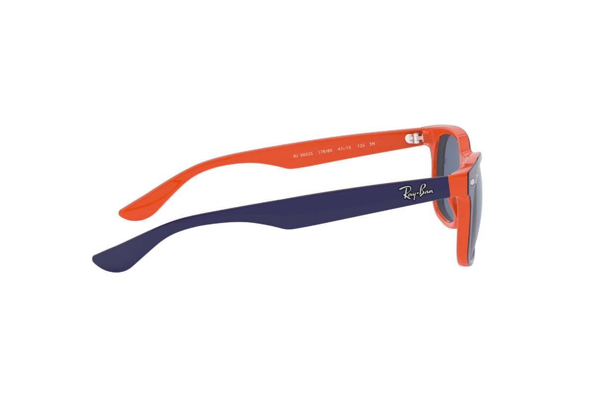 Lentes De Sol New Wayfarer Blue Orange Ray-Ban Junior
