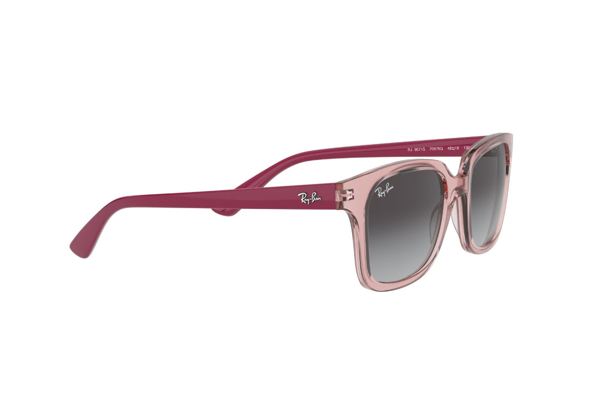 Lentes de Sol Transparent Pink Ray-Ban Junior