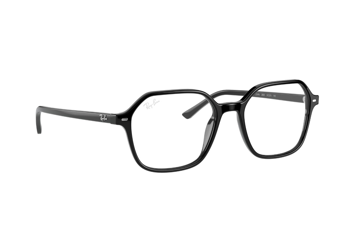 Lentes Ópticos John Black Ray-Ban
