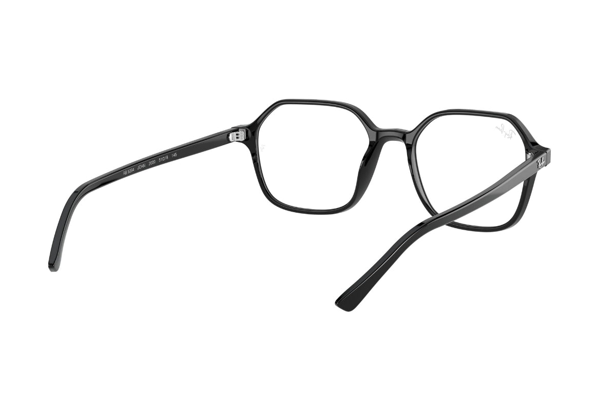 Lentes Ópticos John Black Ray-Ban