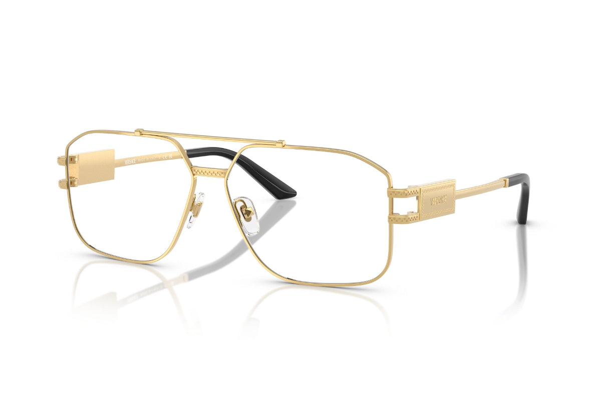 Versace Lentes Ópticos Damier Plaque VE1302