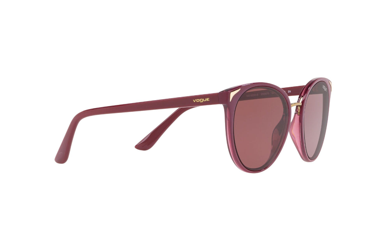 Lentes de Sol Top Dark Red Transparent Vogue
