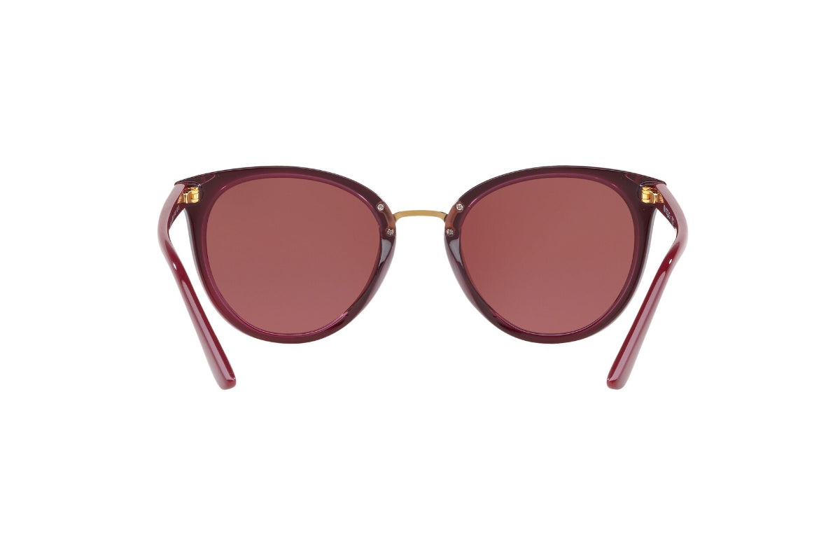 Lentes de Sol Top Dark Red Transparent Vogue
