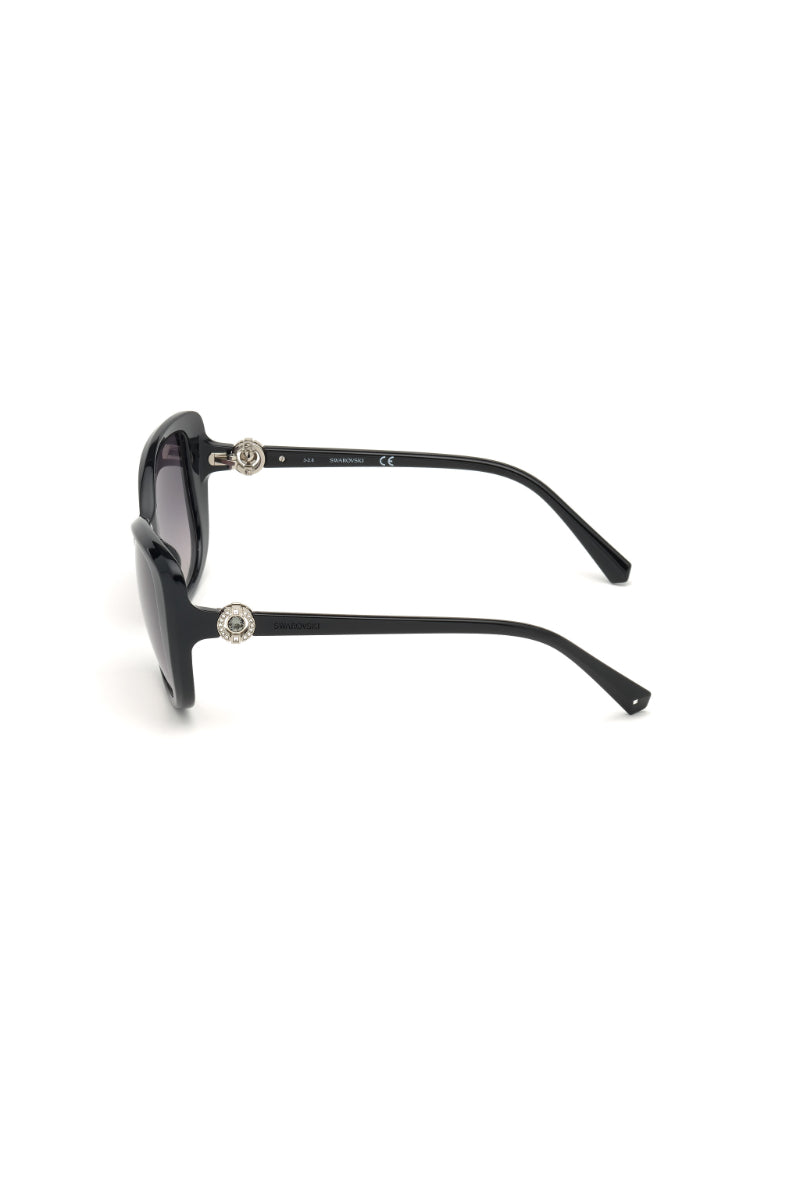 Lentes de Sol Negro Swarovski
