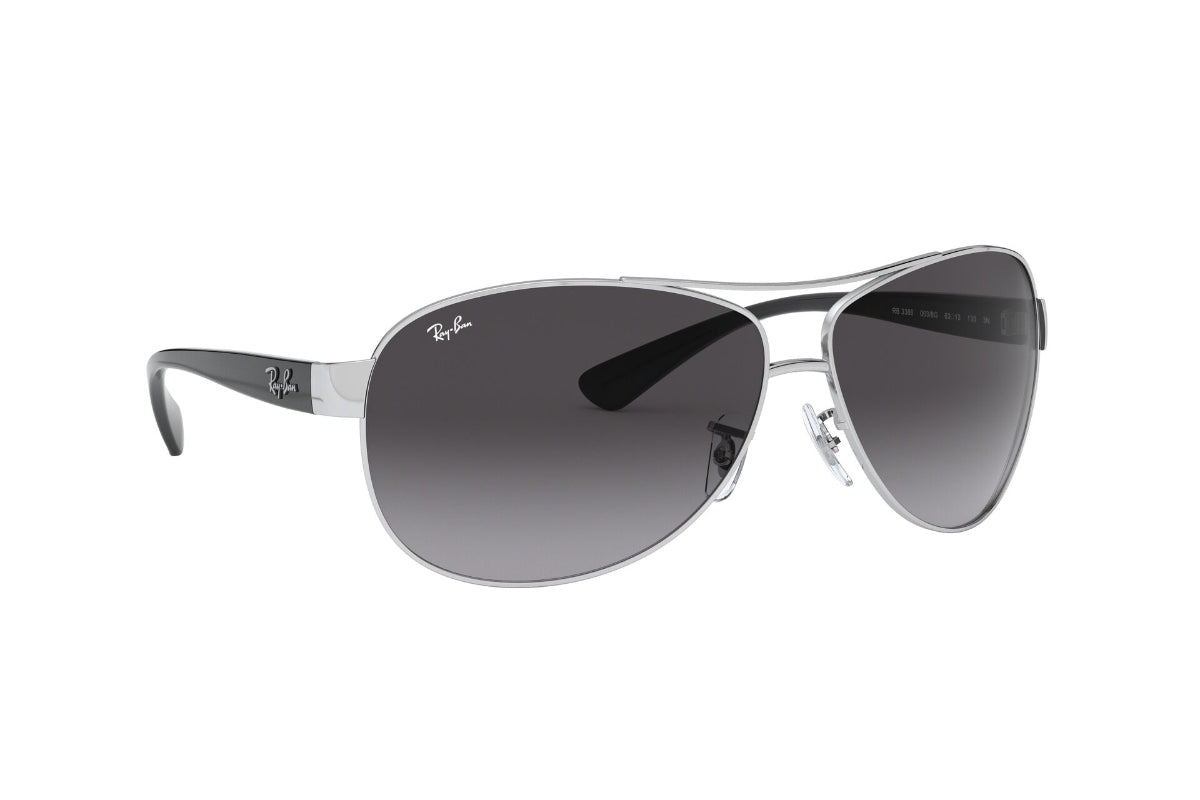 Lentes de Sol Aviator Oversized Silver Grey Ray-Ban