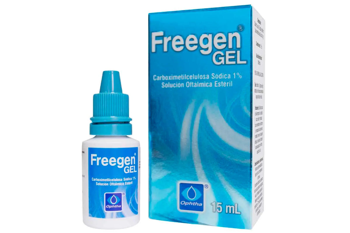 Solución Oftálmica Esteril Lubricante Ocular Gel Freegen 15 ml
