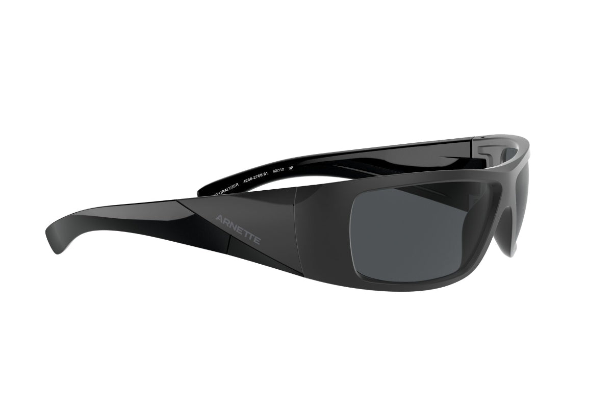 Lentes de Sol Matte Black Polarizado Arnette Sustentable