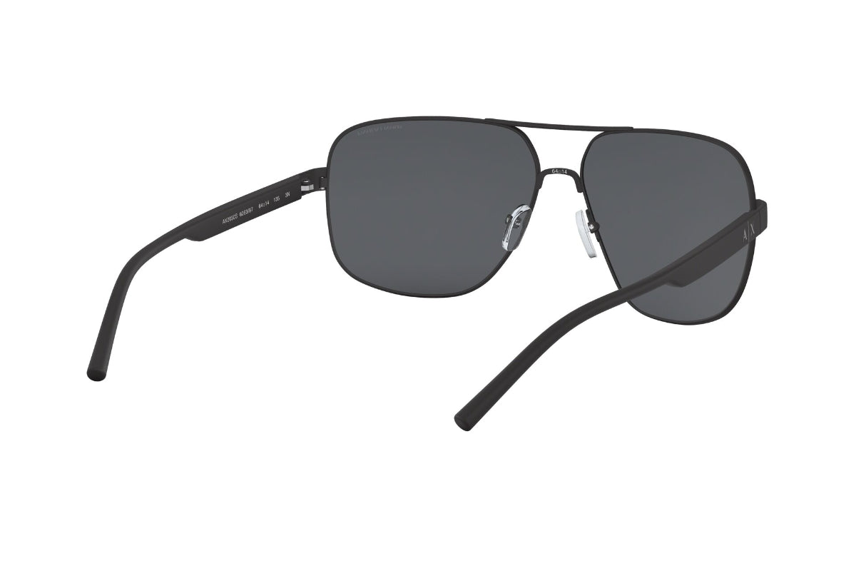 Lentes de Sol Matte Black Armani Exchange