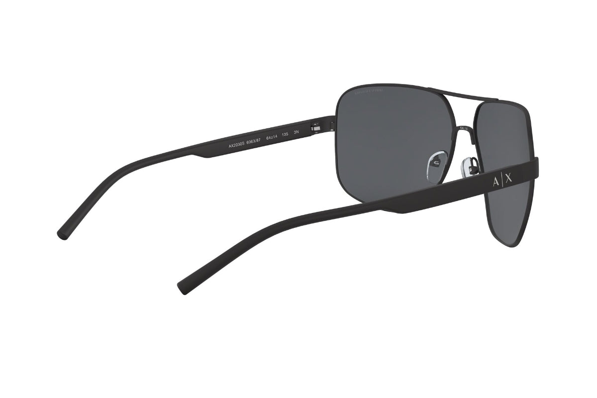Lentes de Sol Matte Black Armani Exchange