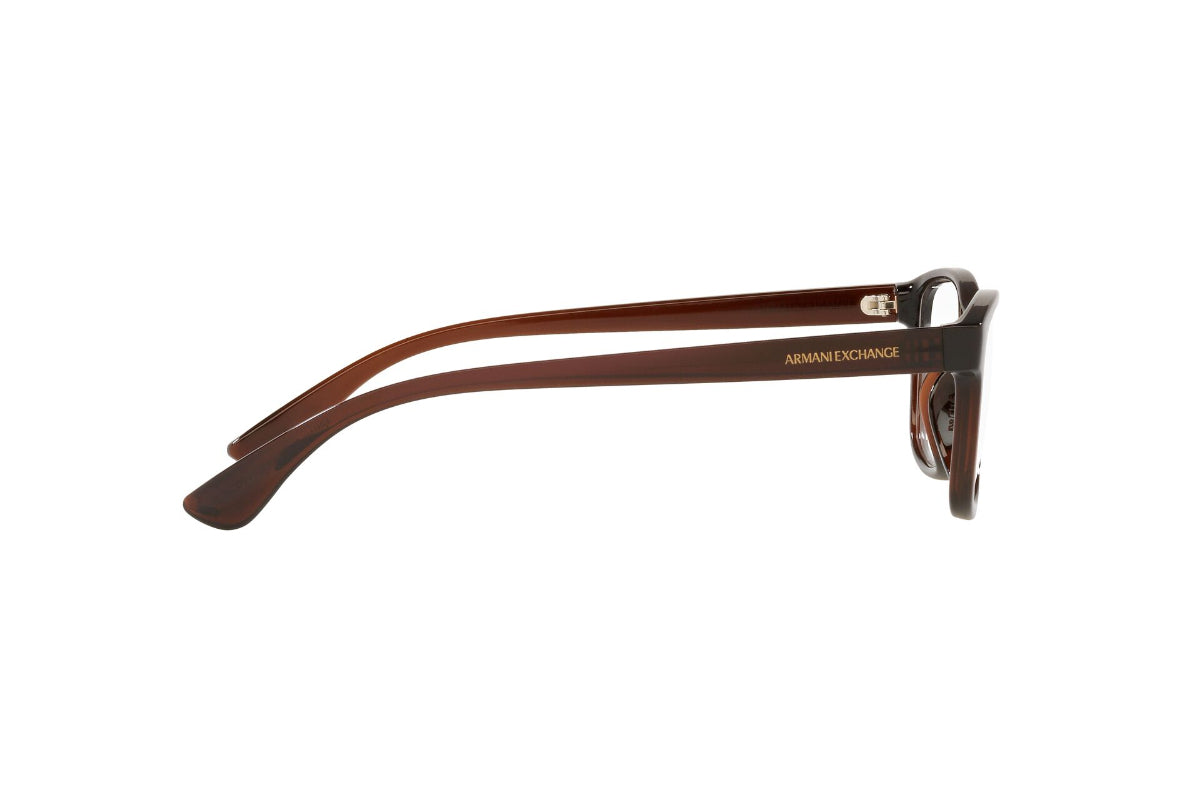Lentes Opticos Translucent Brown Exchange Armani