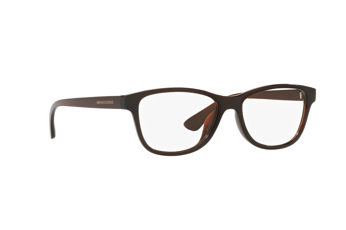 Lentes Opticos Translucent Brown Exchange Armani