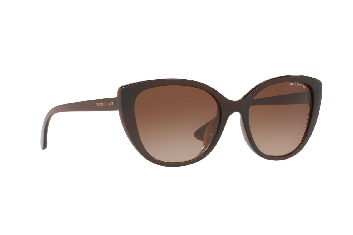 Lentes de Sol Translucent Brown Exchange Armani