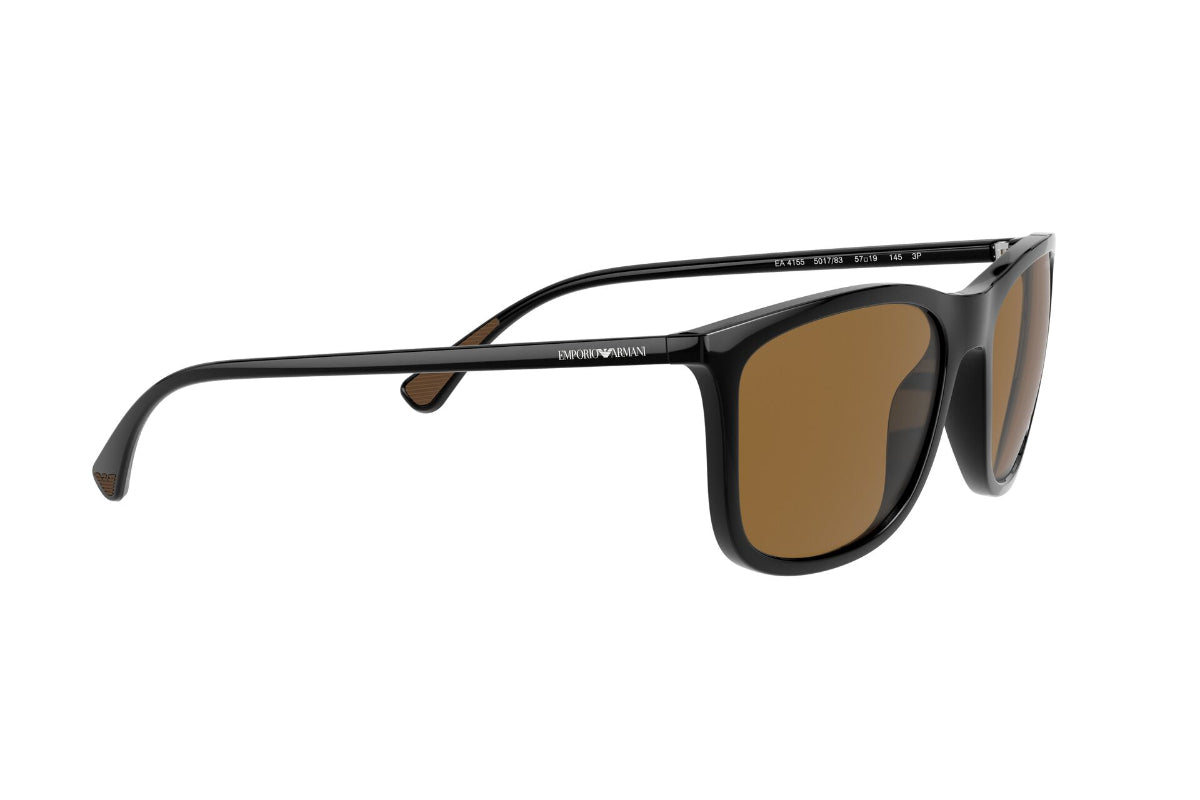 Lentes de Sol Shiny Black Polarizado Emporio Armani