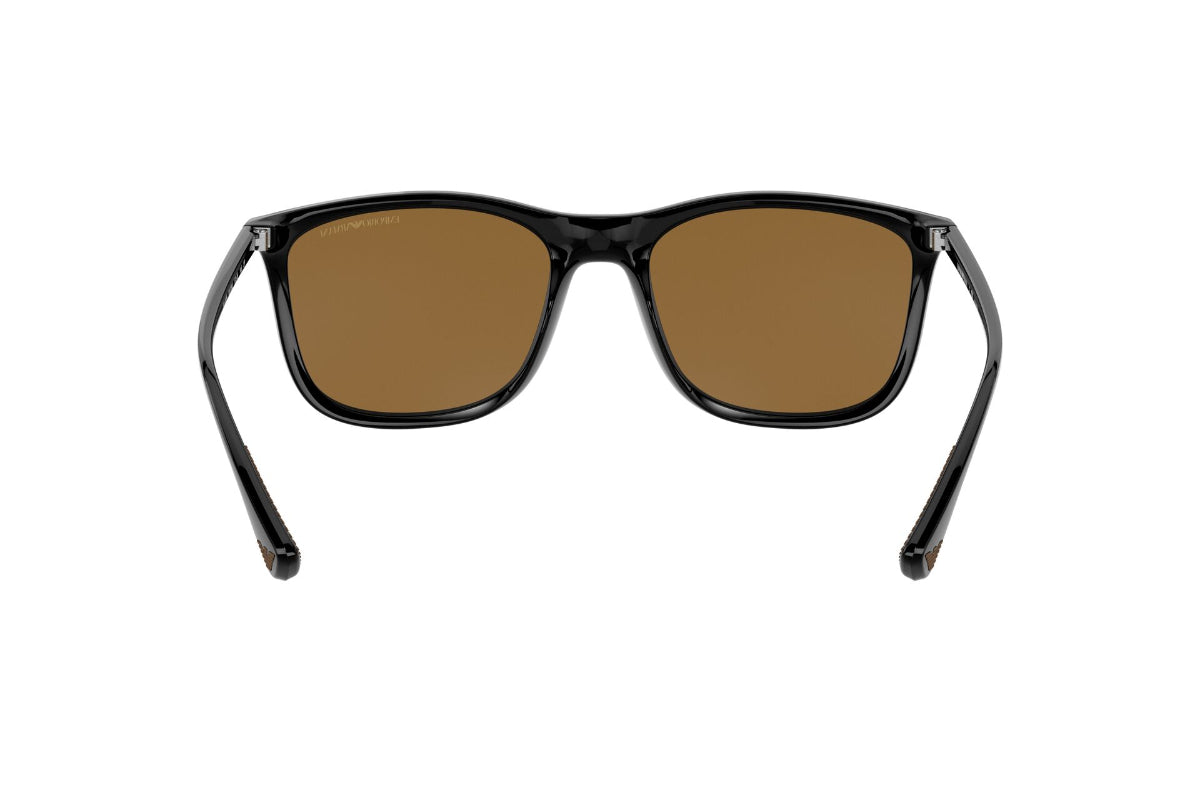 Lentes de Sol Shiny Black Polarizado Emporio Armani