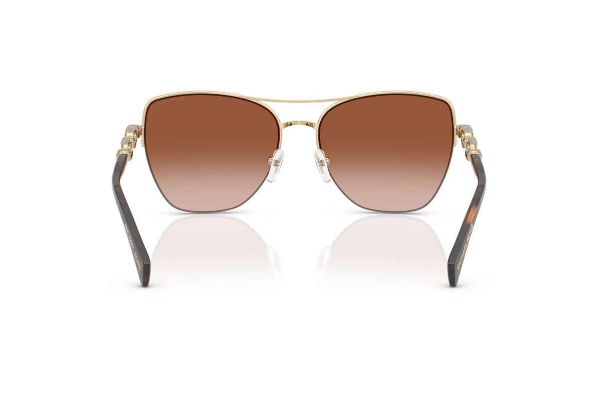 Michael Kors Lentes de Sol Dorado Beach Degradados MK1163