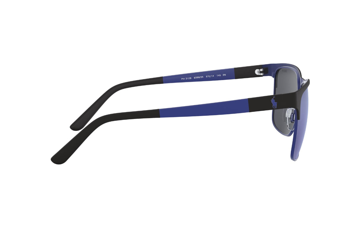Lentes de Sol Matte Black On Matte Royal  Polo