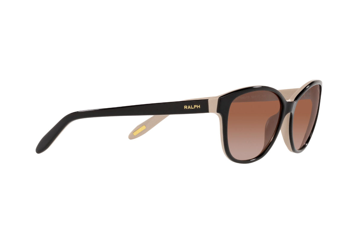 Lentes de Sol Shiny Black On Nude  Ralph