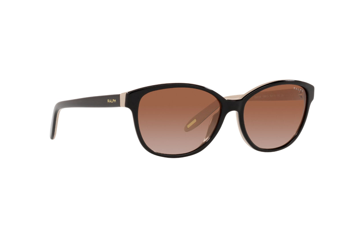 Lentes de Sol Shiny Black On Nude  Ralph