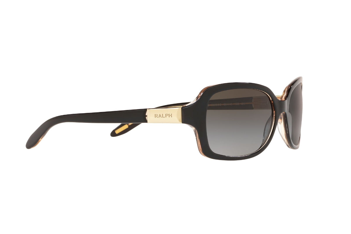 Lentes de Sol Shiny Black On Transp Brown  Ralph