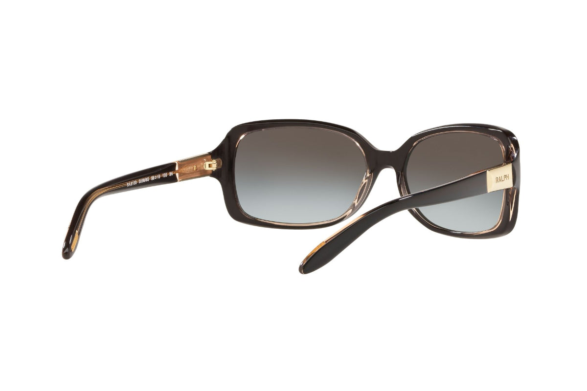 Lentes de Sol Shiny Black On Transp Brown  Ralph