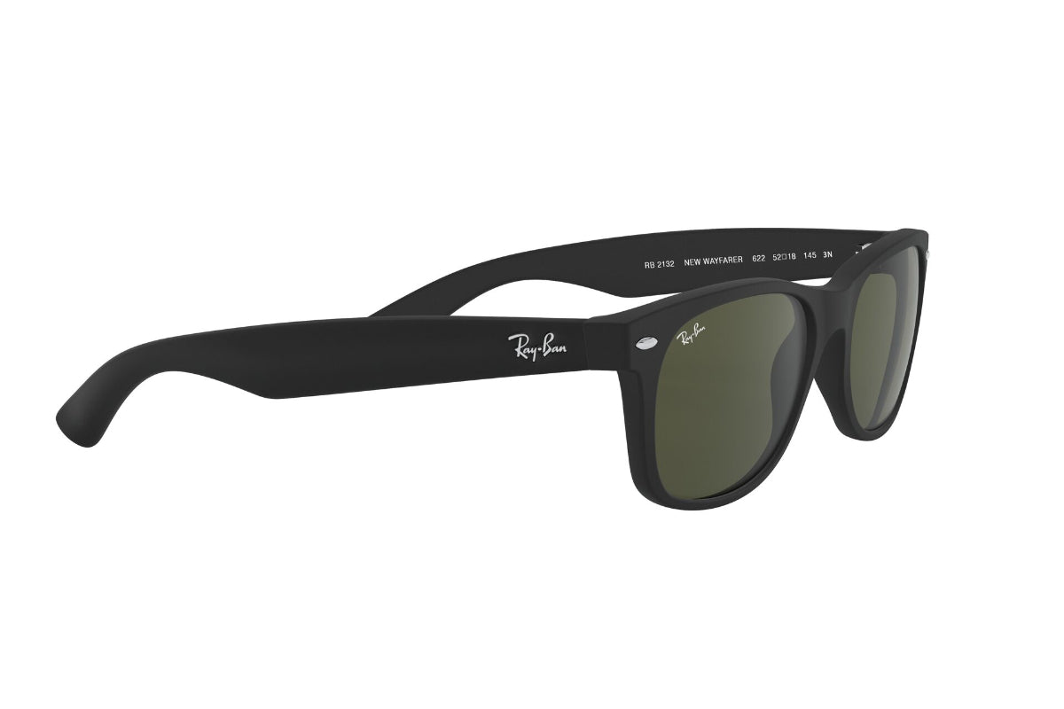 Lentes de Sol New Wayfarer Black Rubber Ray-Ban