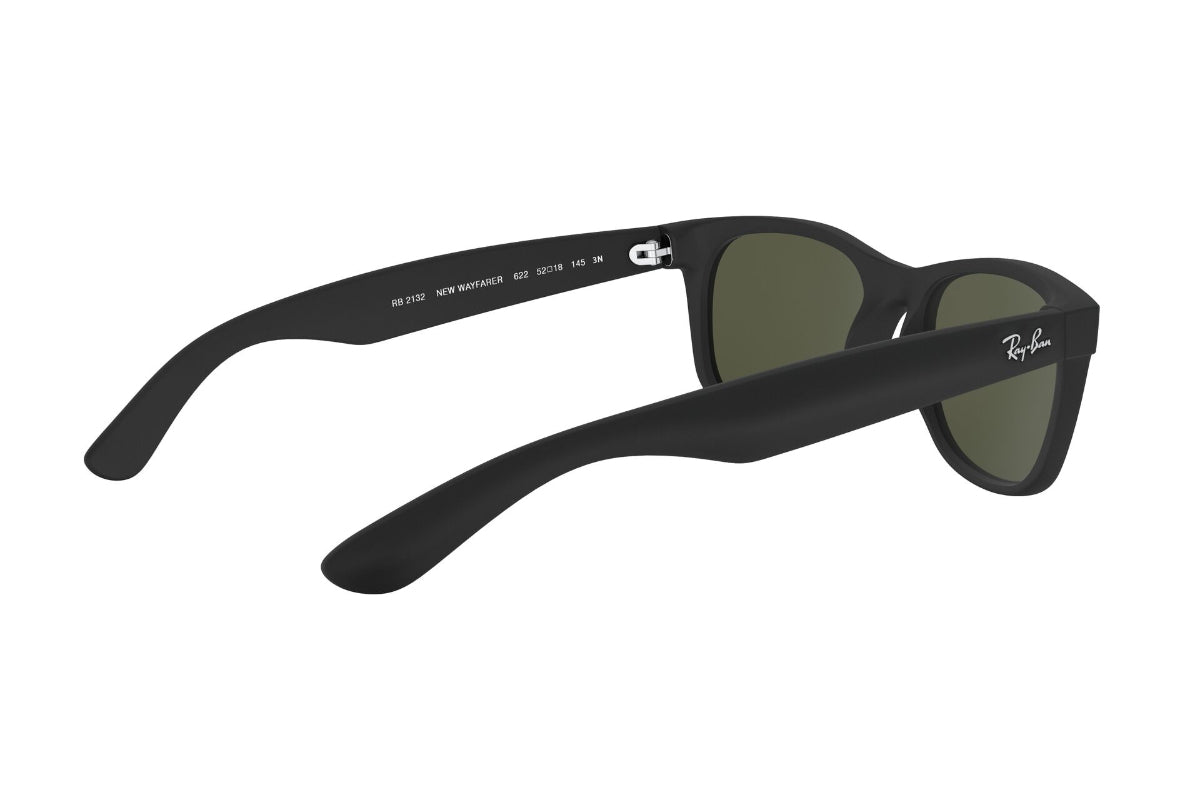 Lentes de Sol New Wayfarer Black Rubber Ray-Ban