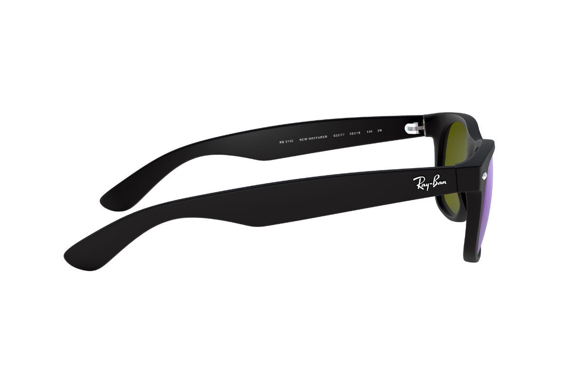 Lentes de sol Ray-Ban New Wayfarer Matte Blue Flash