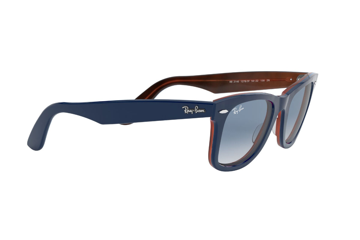 Lentes de Sol Wayfarer Blue On Red Havana Ray-Ban