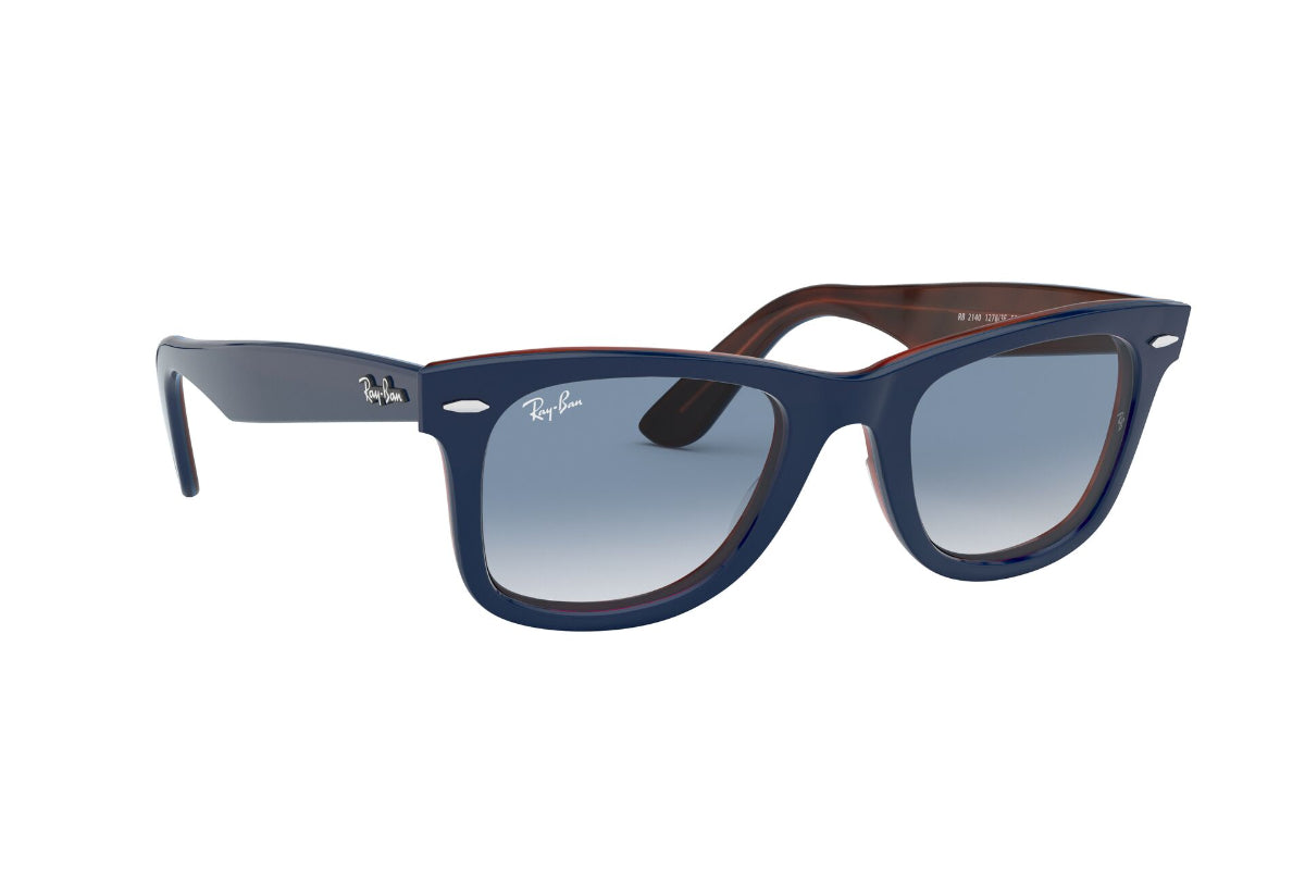 Lentes de Sol Wayfarer Blue On Red Havana Ray-Ban