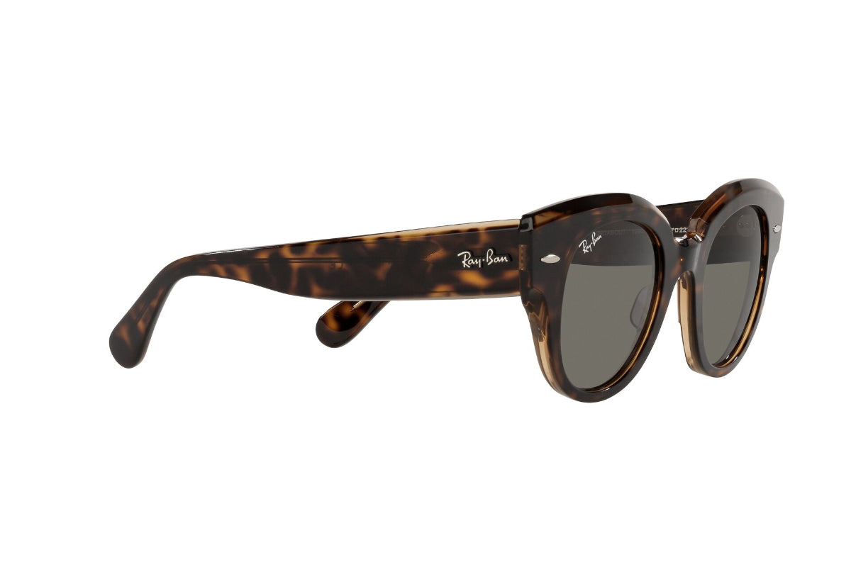 Lentes de Sol Roundabout Havana On Brown  Ray Ban