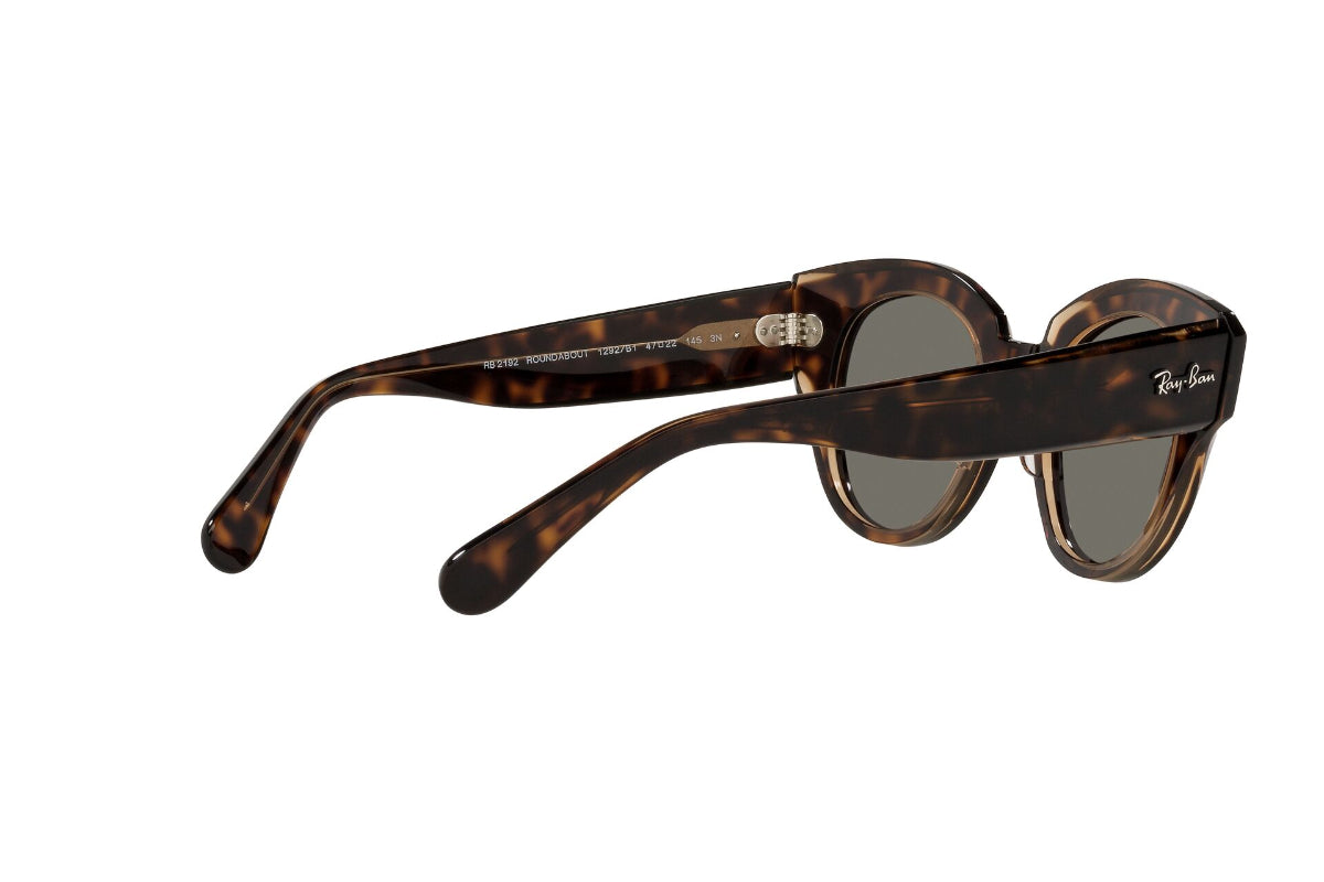 Lentes de Sol Roundabout Havana On Brown  Ray Ban
