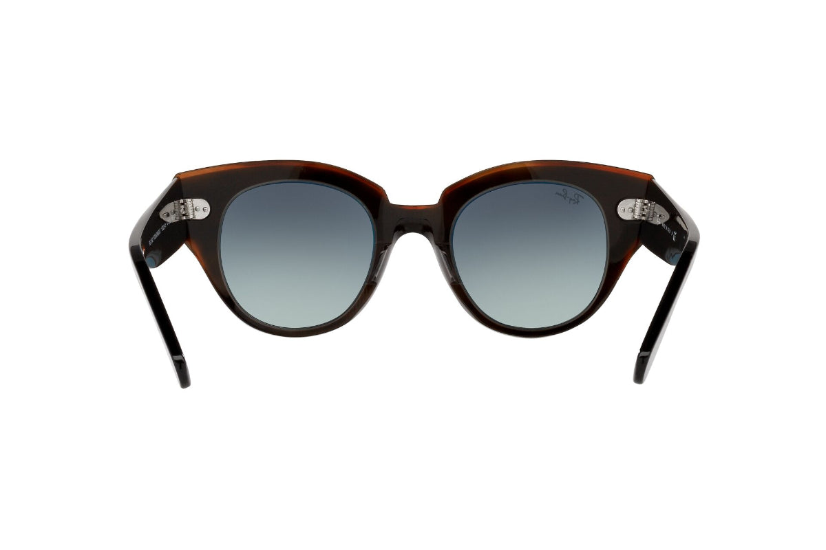 Lentes de Sol Roundabout Black On Brown  Ray Ban