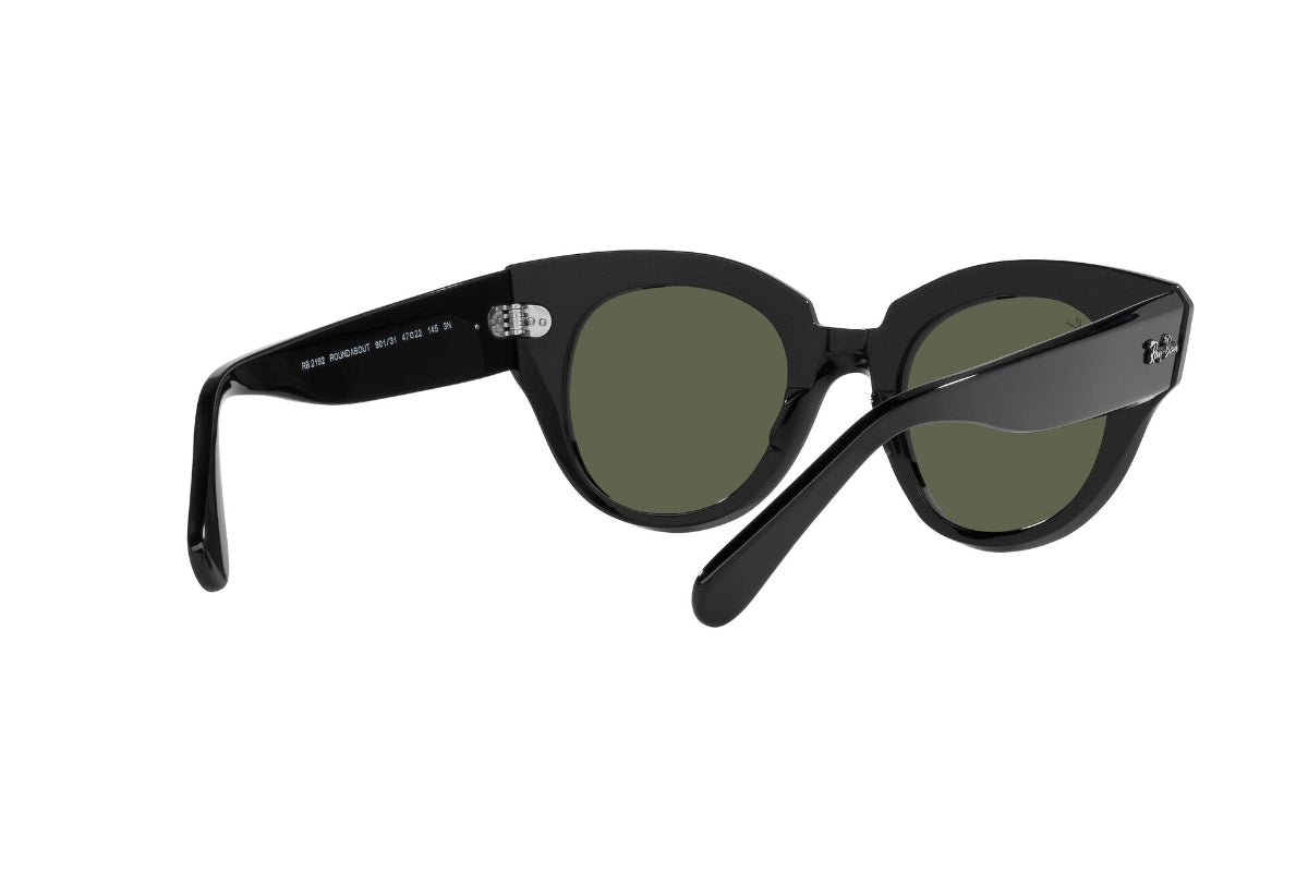 Lentes de Sol Roundabout Black  Ray Ban