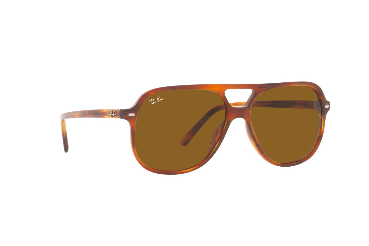 Lentes de Sol Bill Striped Havana Ray-Ban