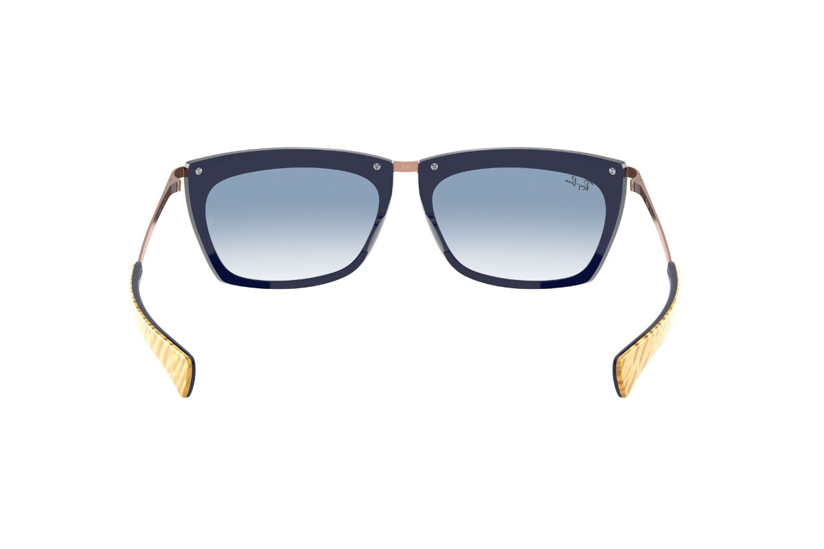 Lentes de Sol Olympian Wrinkled Beige On Blue Ray-Ban