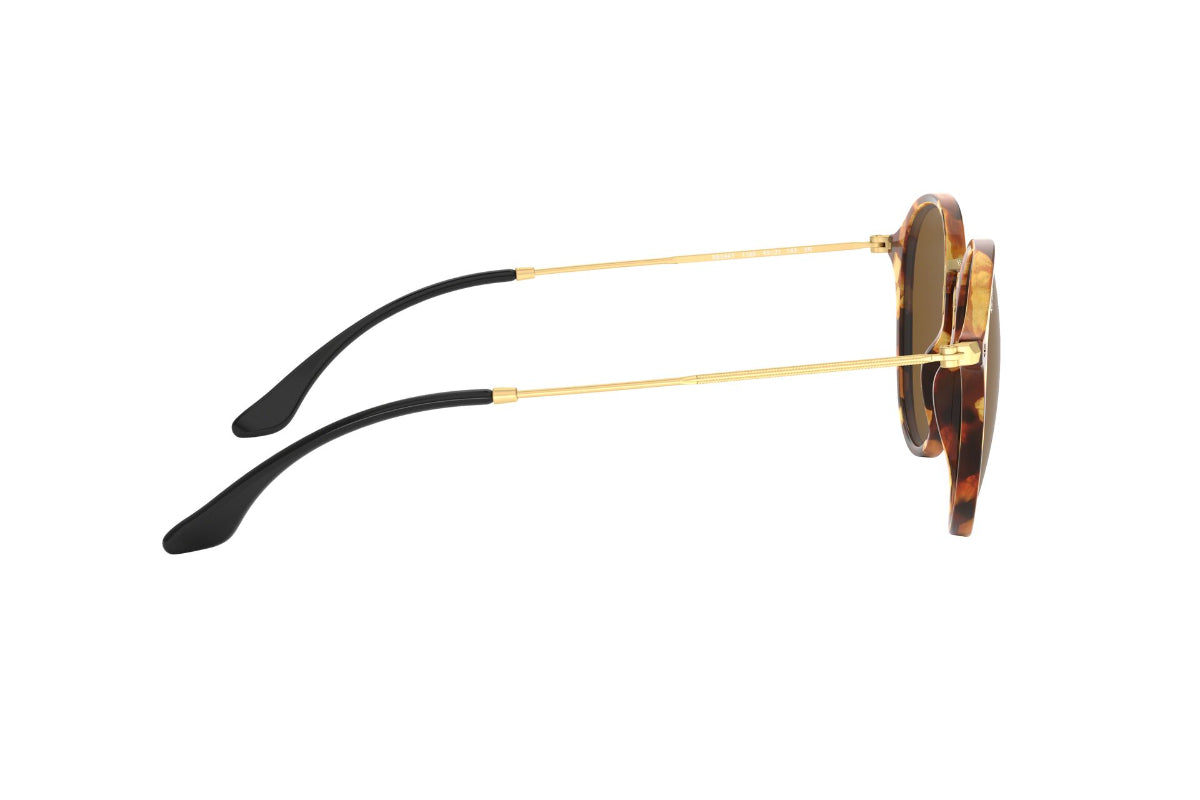 Lentes de Sol Round Fleck Havana Ray-Ban