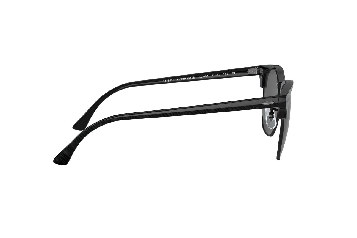 Lentes de Sol Clubmaster Wrinkled Black On Ray-Ban