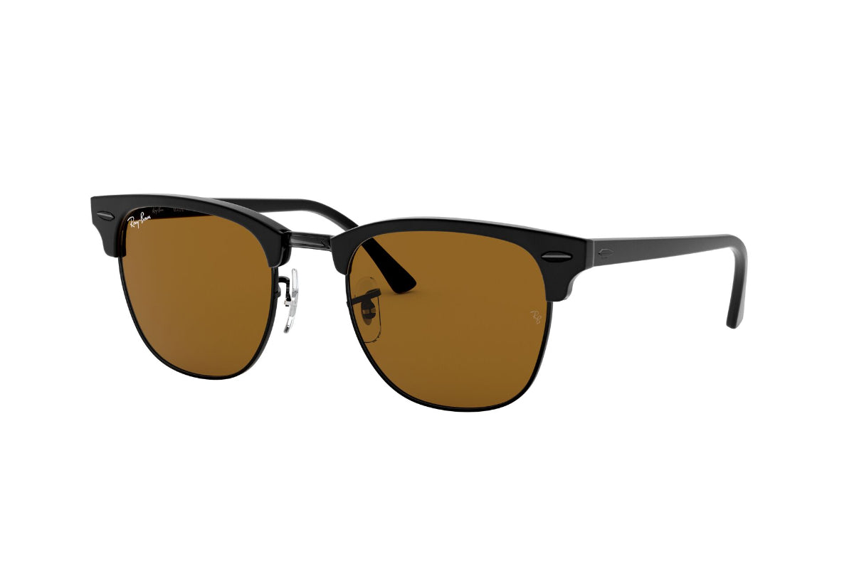 Lentes de Sol Clubmaster Black Brown Ray-Ban