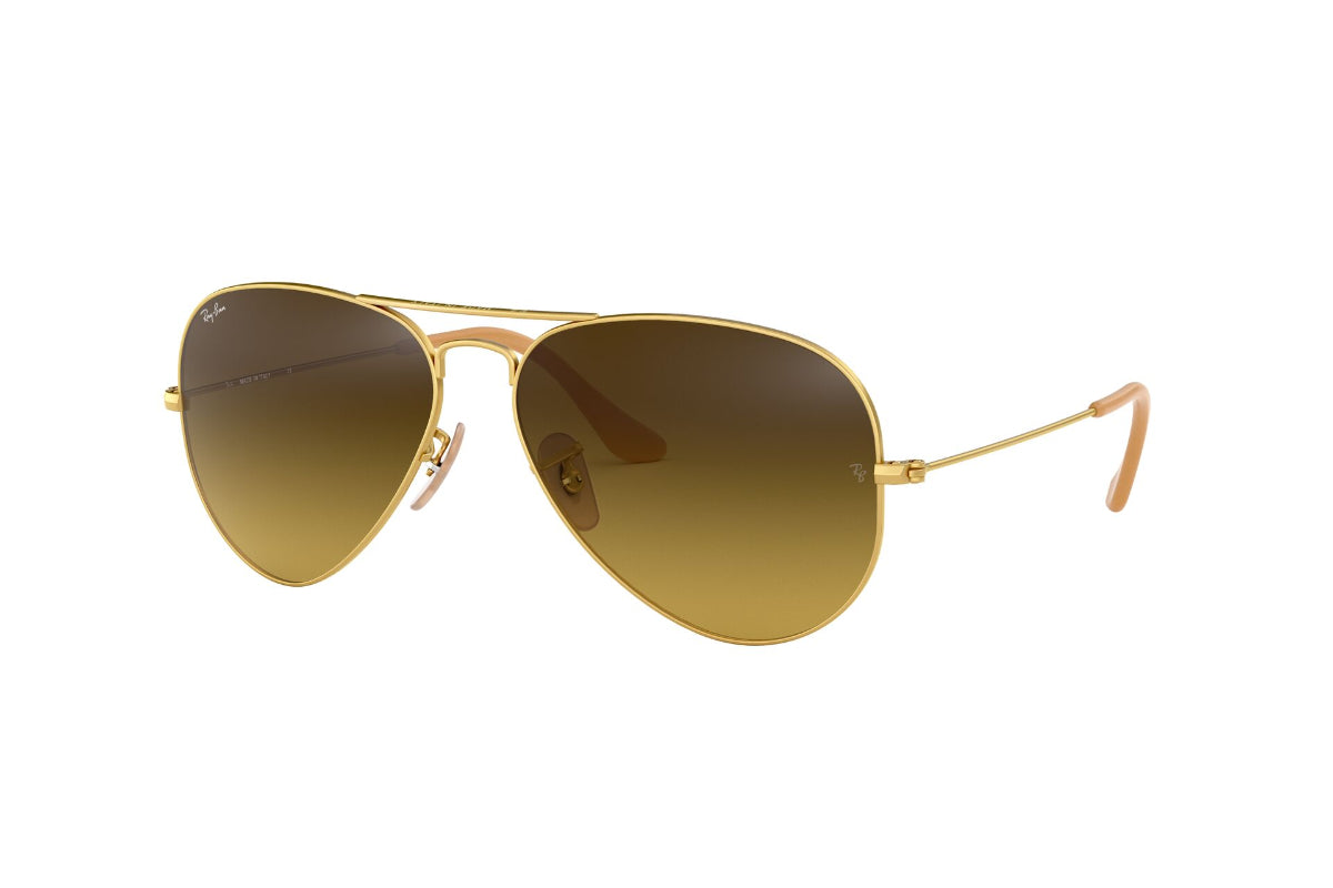 Lentes de Sol Aviator Gold Brown Ray-Ban