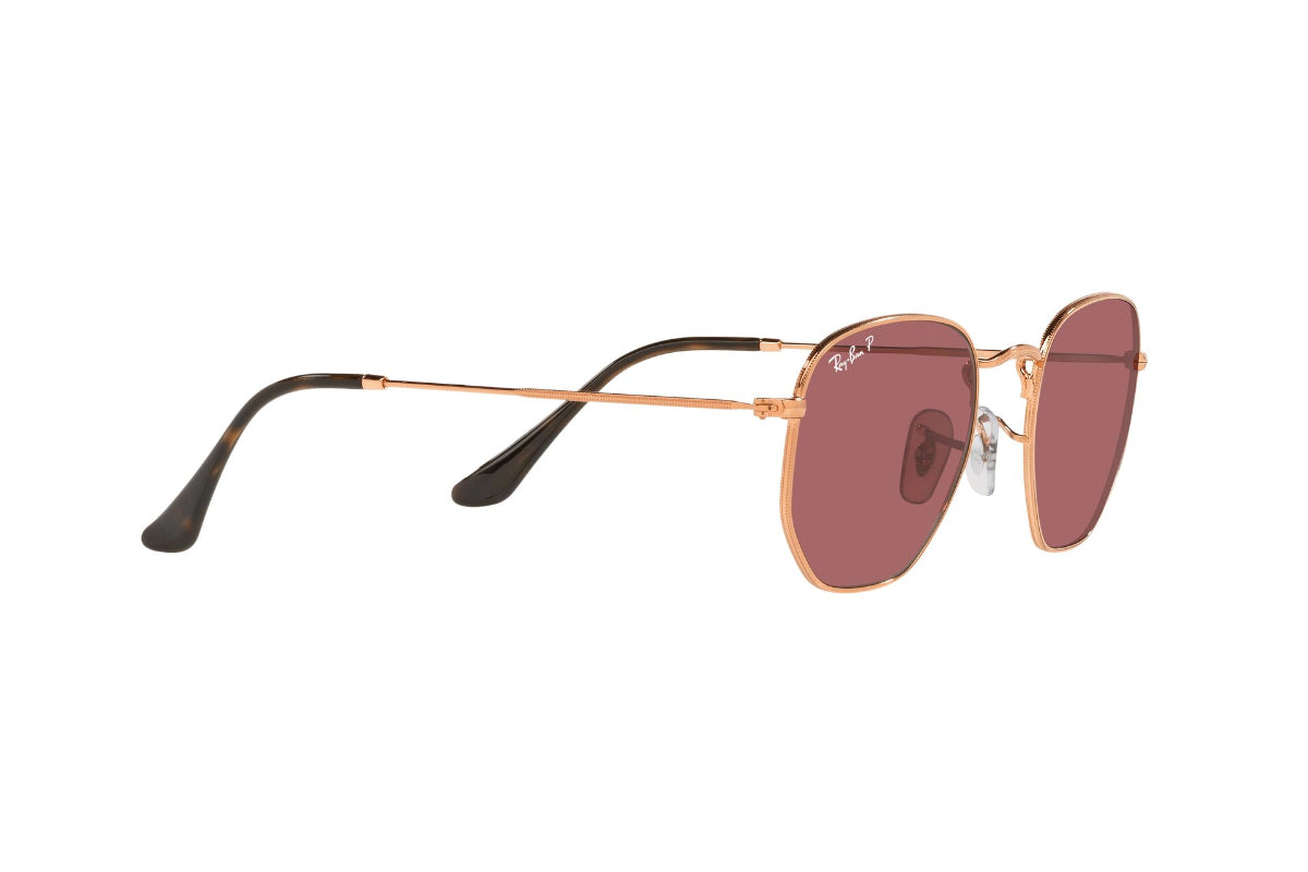 Lentes de Sol Hexagonal Rose Gold Polarizados Ray-Ban