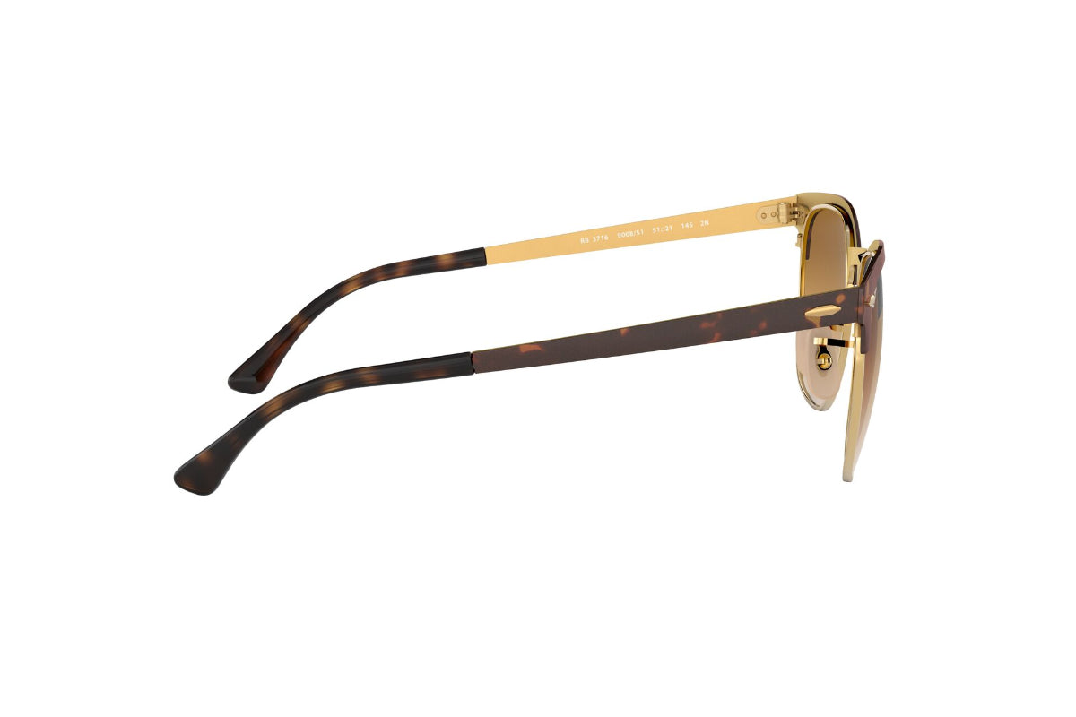 Lentes de Sol Clubmaster Metal Havana Ray-Ban