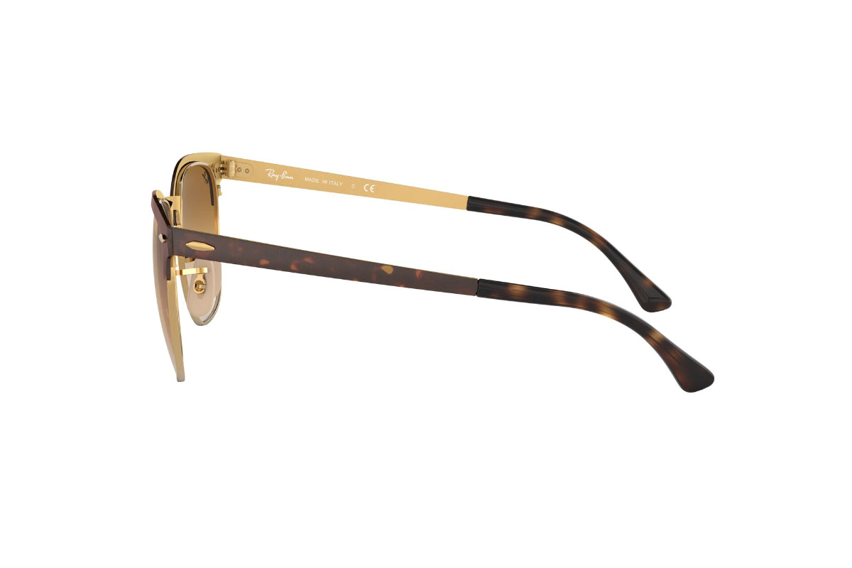 Lentes de Sol Clubmaster Metal Havana Ray-Ban
