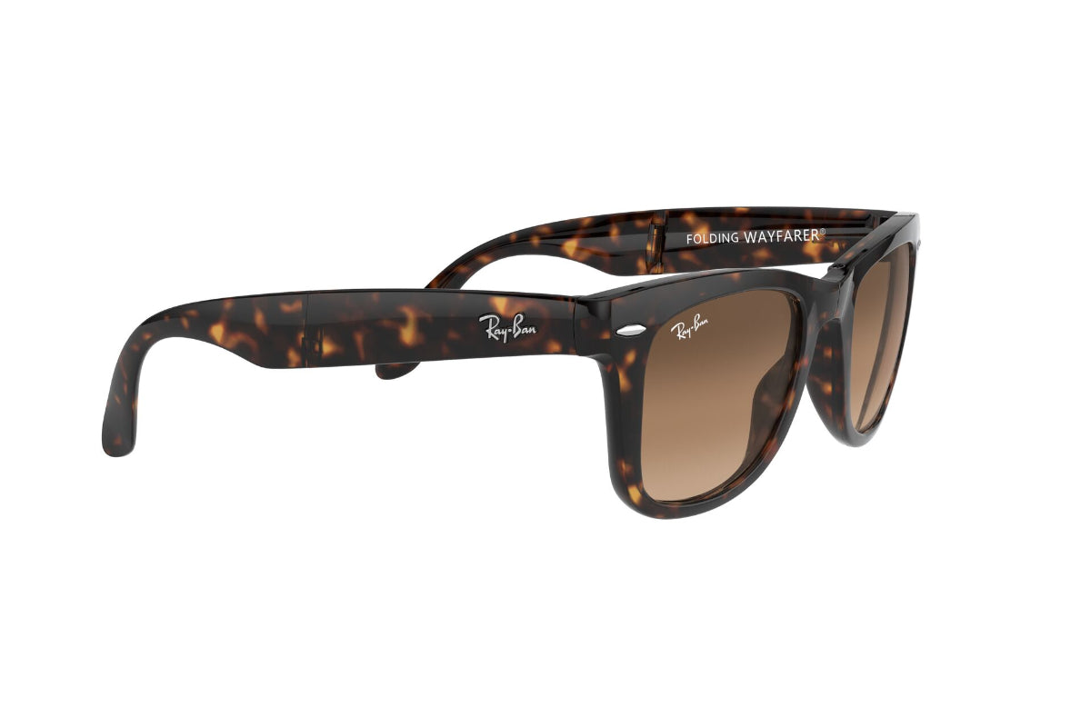 Lentes de Sol Wayfarer Folding Havana Ray-Ban