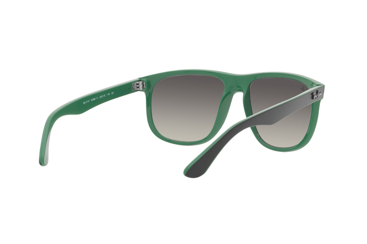Lentes de Sol Boyfriend Matte Black On Green Ray-Ban