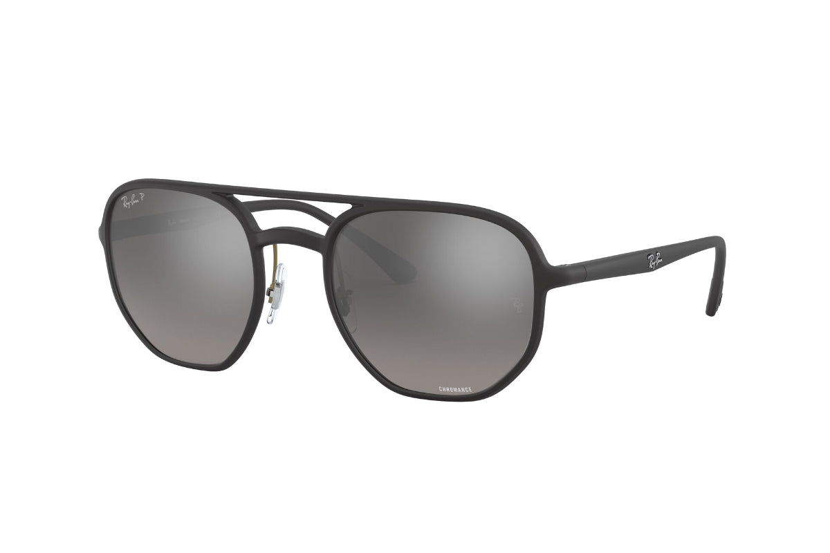 Lentes de Sol Hexagonal Chromance Negro Ray-Ban