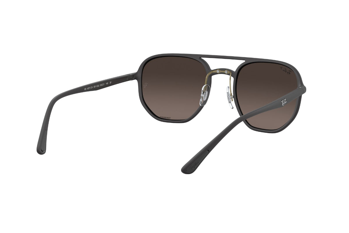 Lentes de Sol Hexagonal Chromance Negro Ray-Ban